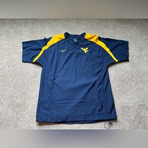 Nike | WVU Mountaineers | Short Sleeve Pullover Windbreaker | Men’s M